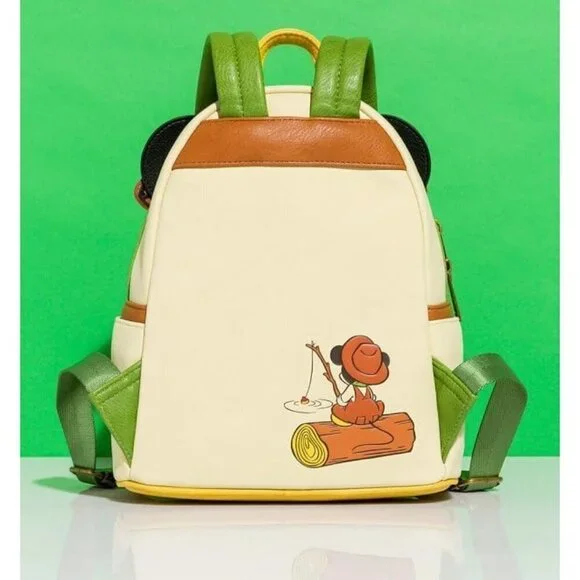 Women Disney Mickey Mouse Adventureland Cosplay Double Strap Shoulder Bag Purse
